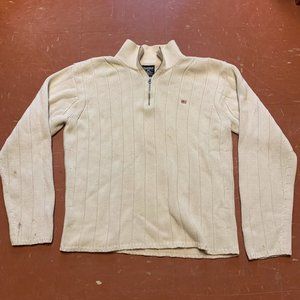 Vintage 1990s Polo Jeans Company Cotton Heavy Quarter Zip Sweatshirt